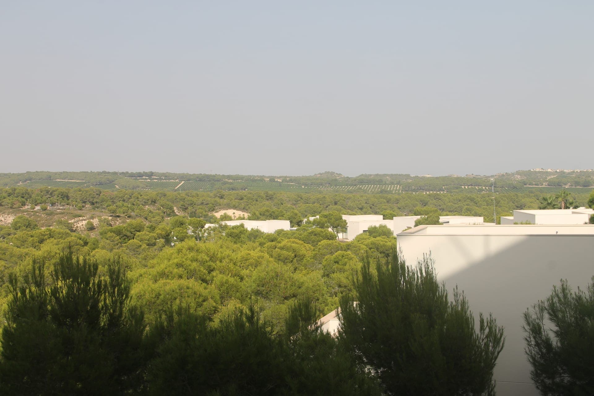 Uitzicht over Las Colinas en de heuvels van Orihuela Costa